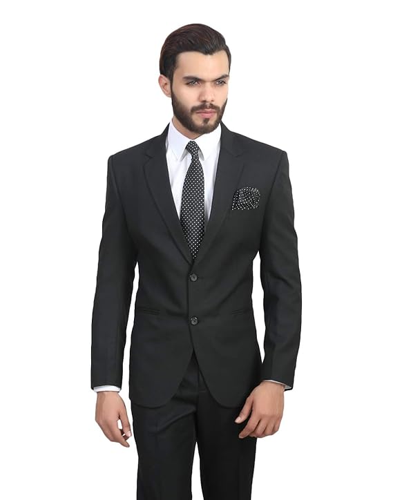 IGNIIX Premium Slim Fit Formal Blazer for Men Black / Navy Blue