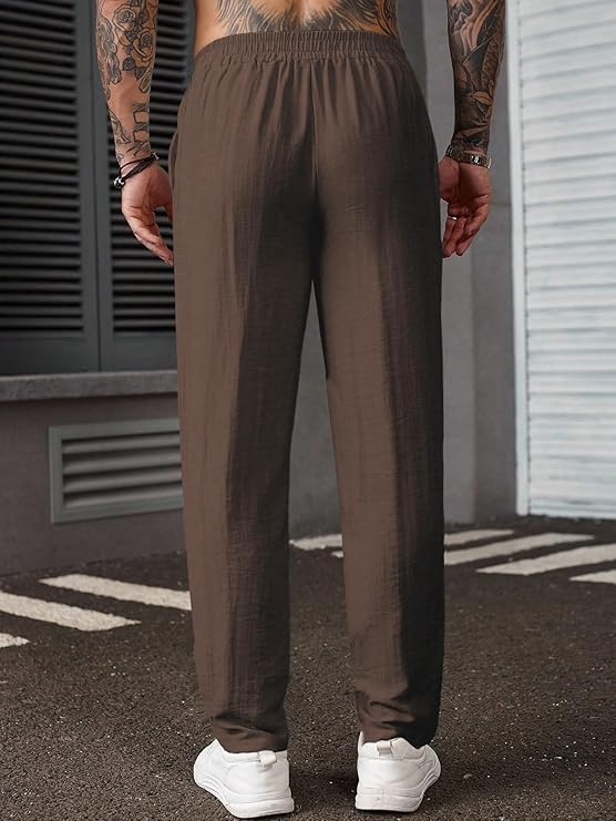 IGNIIX PREMIUM RELAXED COMFORT TROUSERS BROWN - Image 2