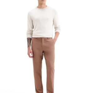 IGNIIX PREMIUM SMART FIT TROUSERS SKY BLUE & RUST BROWN